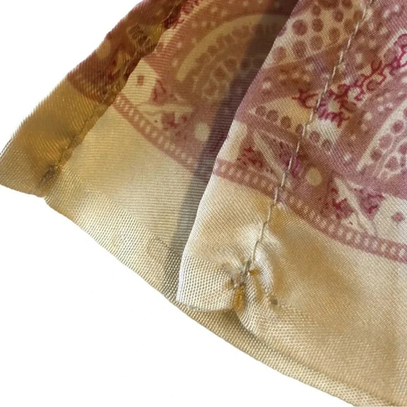 JOHNNY WAS Art To Wear Bandana Geometric Abstract Artsy Popover Blouse - Picture 9 of 11